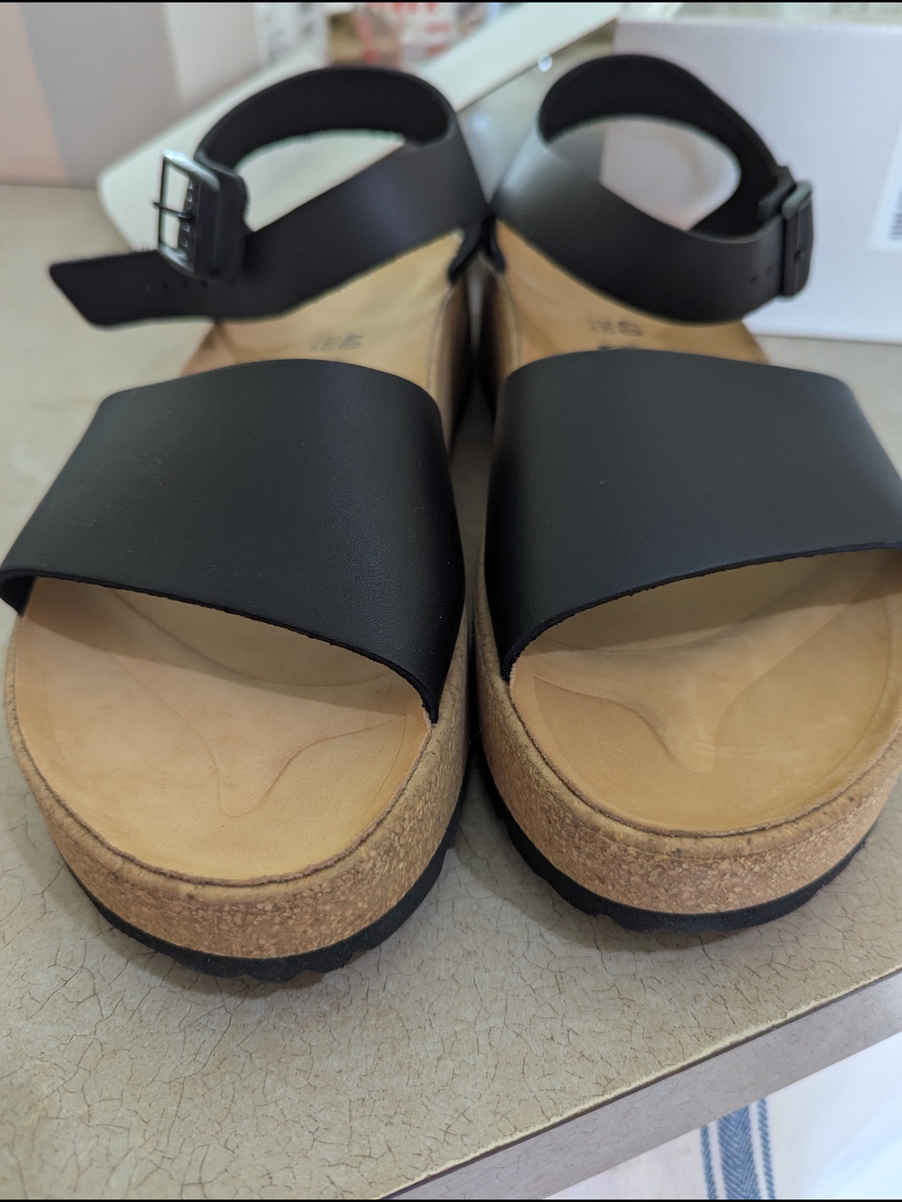 Birkenstock Papillio by Birkenstock Glenda Platform Sandal - Black - Picture 6 of 8